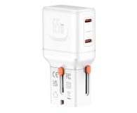4smarts World Travel Adapter Nomad Pocket 65W biały - 1512662 - zdjęcie 1